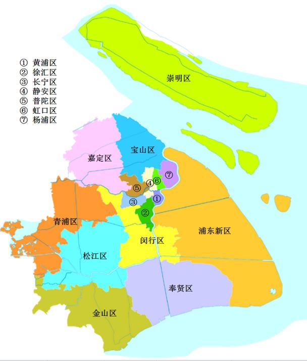 上海市行政区划图最新版
